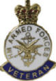 Her Majesty Armed Forces Veteran badge